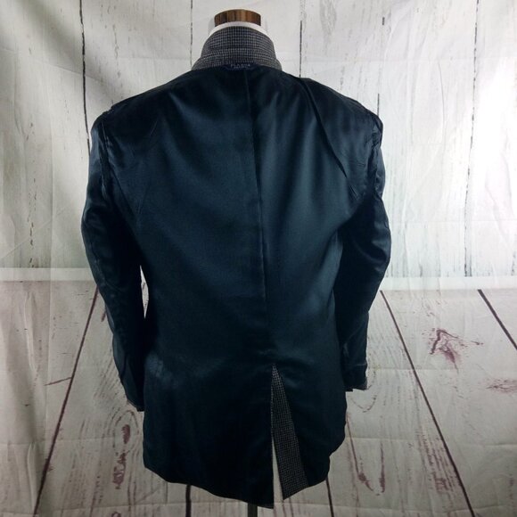 Jos A Bank Executive Collection 42L Wool Multicolor Houndstooth Sport Coat - Picture 10 of 10